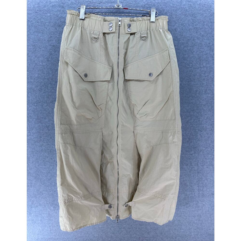Free People Women's sz S Rory Techy Midi Cargo Skirt Utilitatian Style Unique